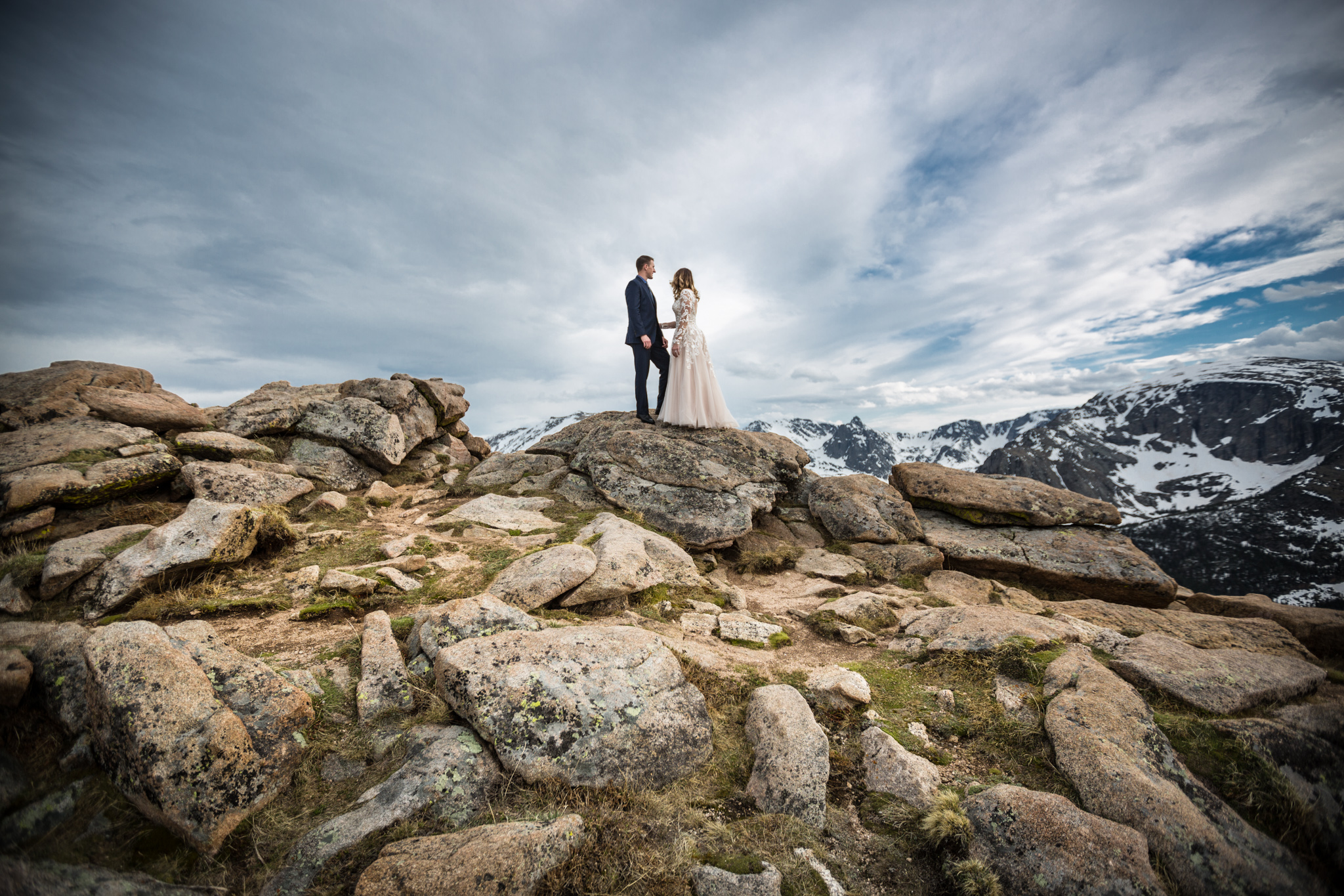 estes park after wedding photos