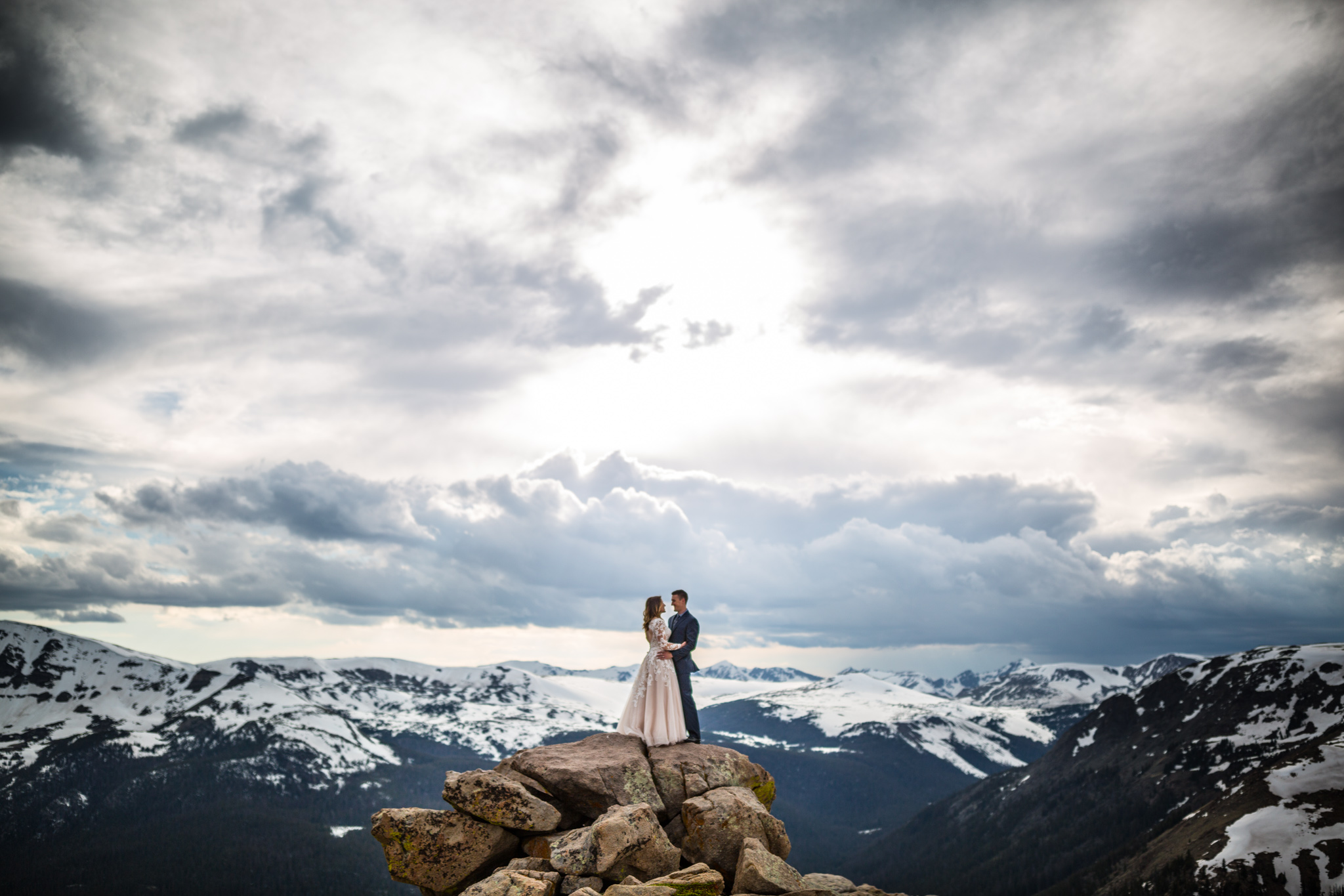 estes park after wedding photos