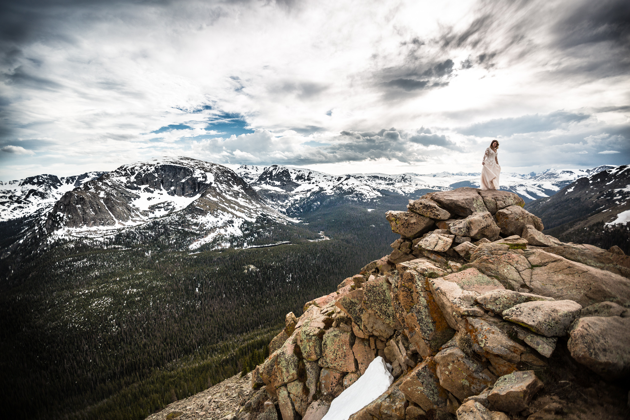 estes park after wedding photos