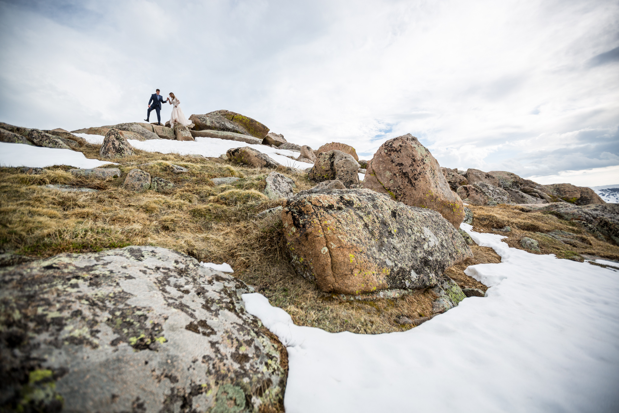 estes park after wedding photos
