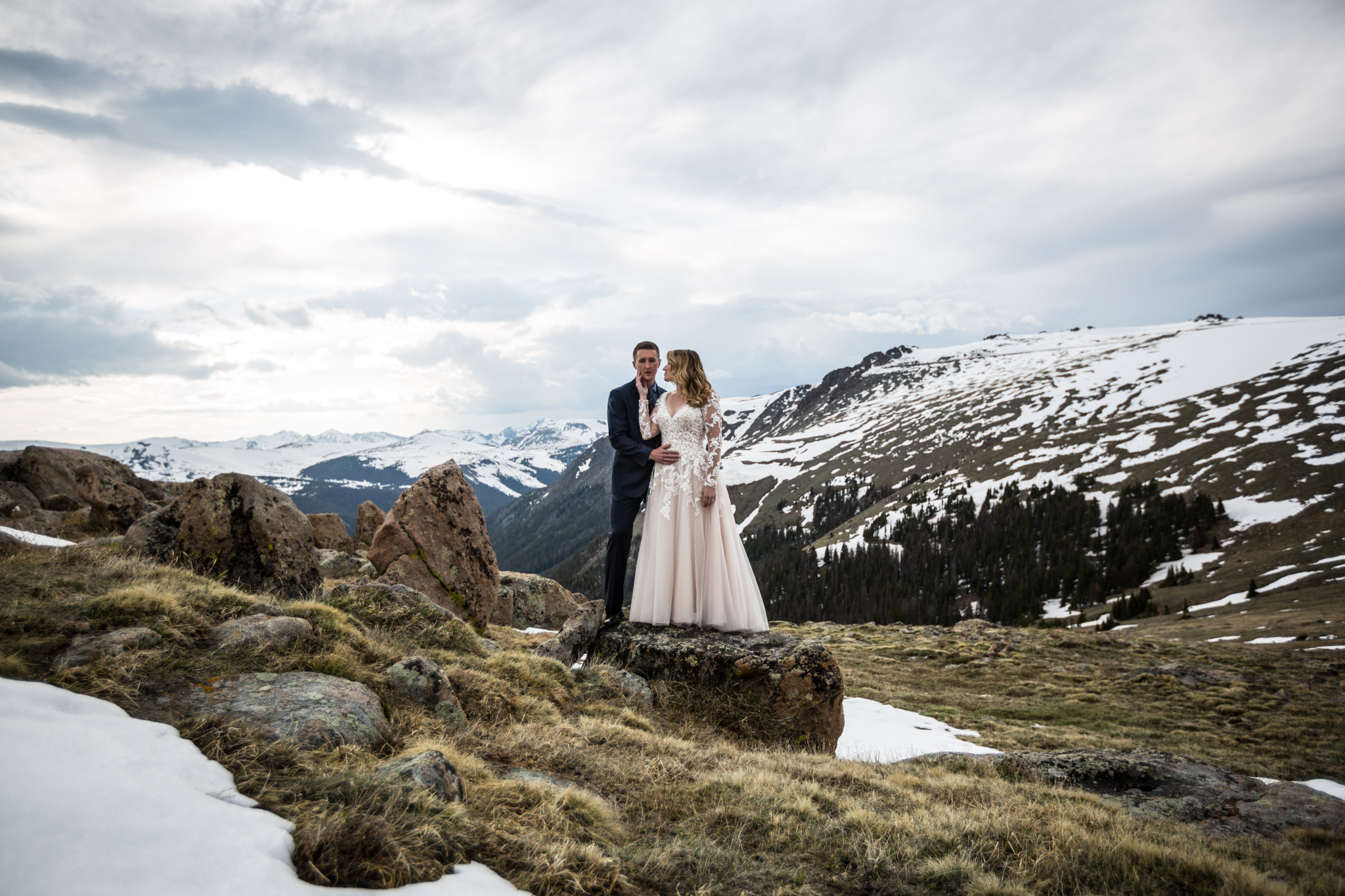 estes park after wedding photos