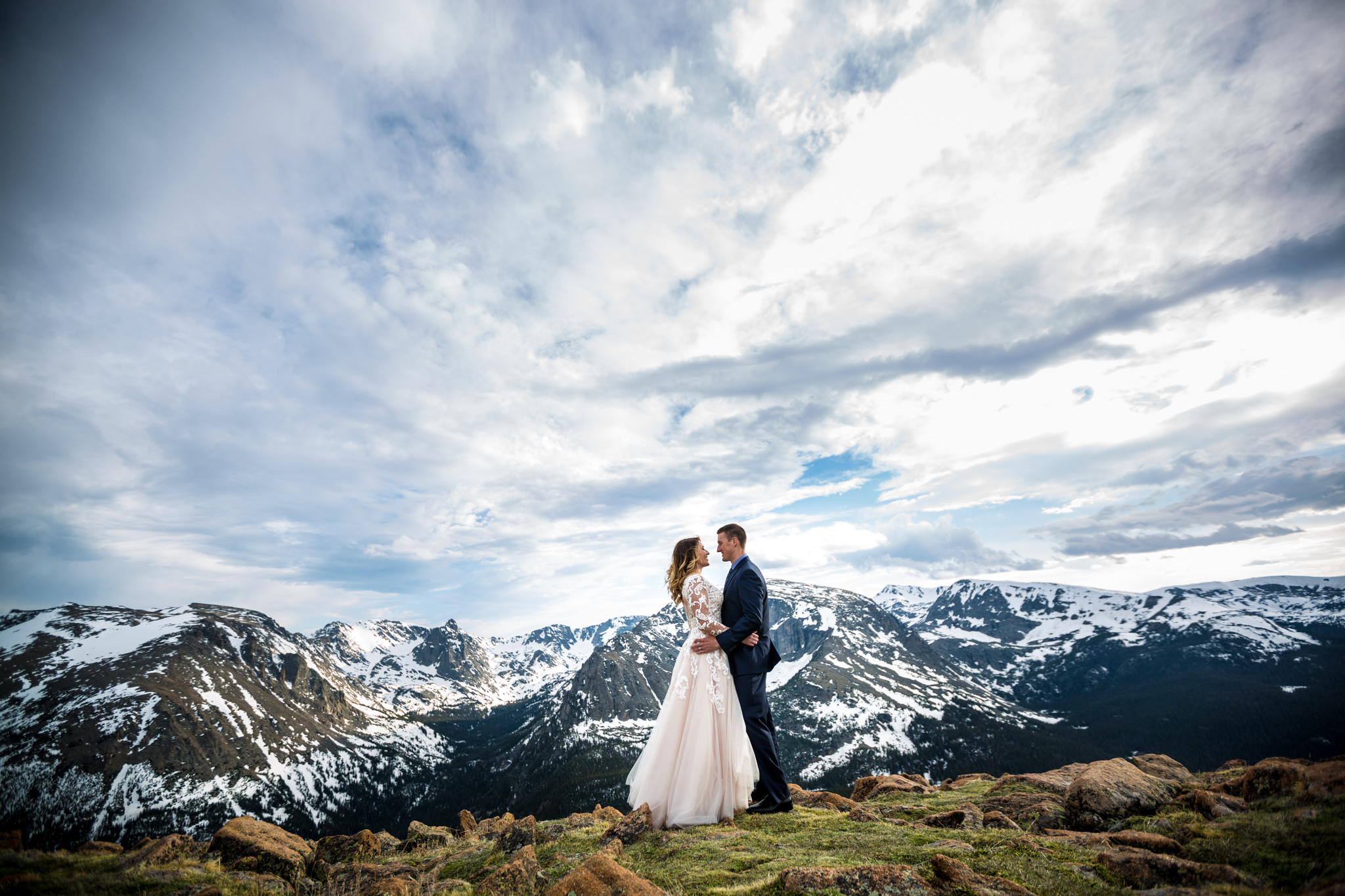 estes park after wedding photos