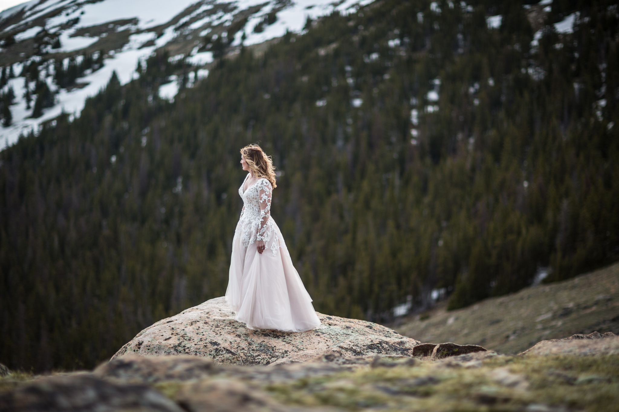 estes park after wedding photos