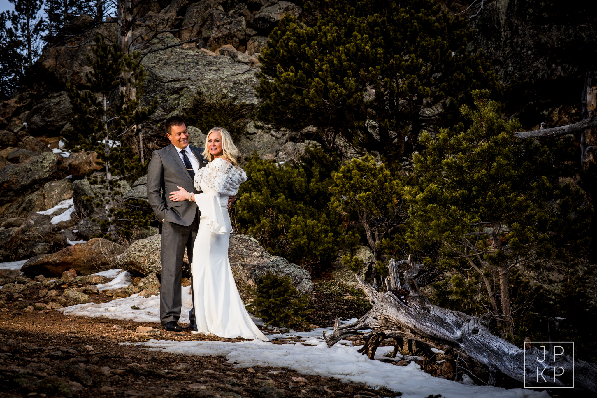 winter black canyon inn wedding