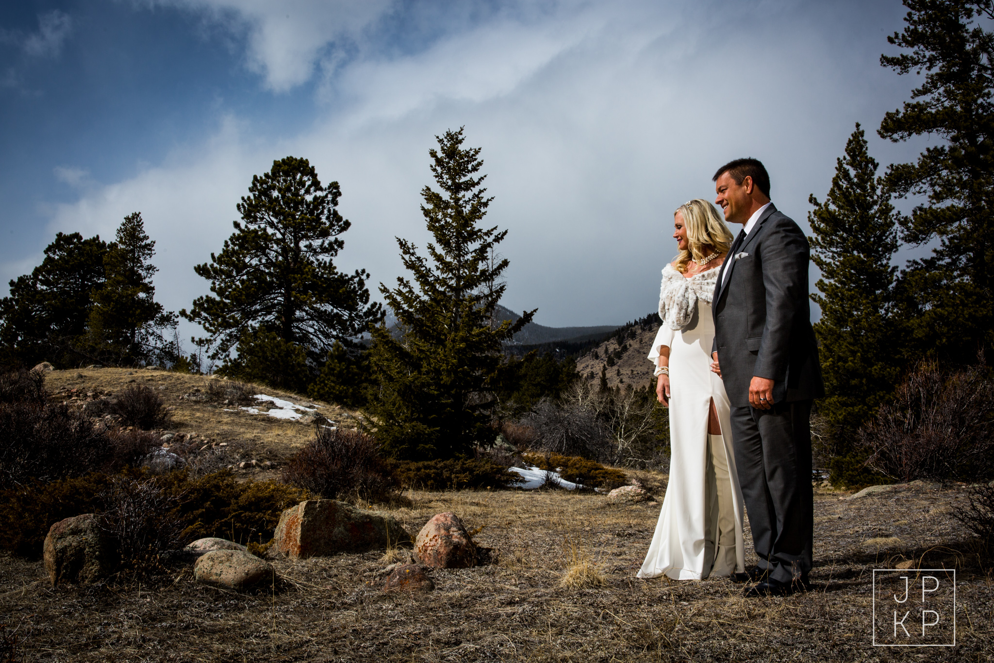 winter black canyon inn wedding