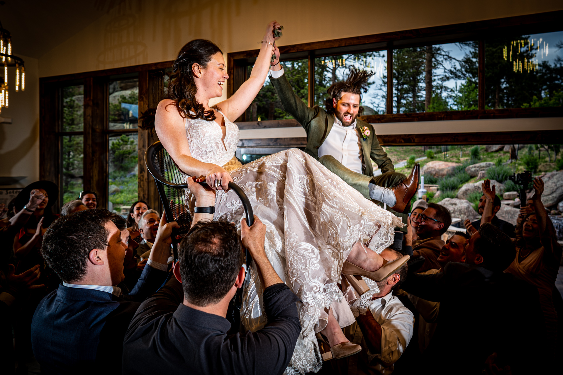jewish hora dance, black canyon inn, estes park, colorado
