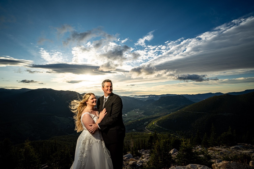 estes park elopement photogapher captures couple in Rocky Mountain National Park