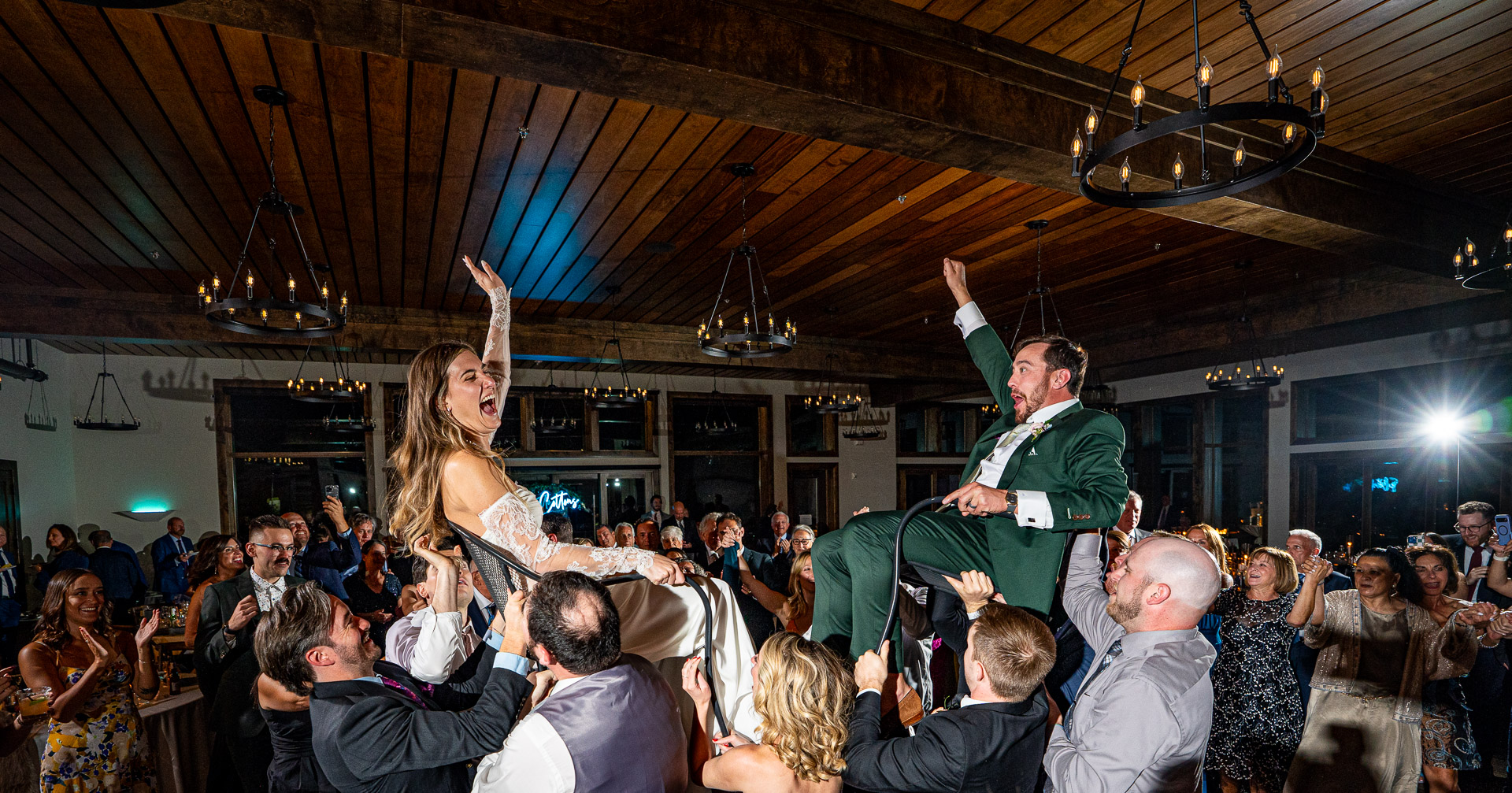 reception at the Boulders at the Black Canyon Inn, Estes Park Colorado