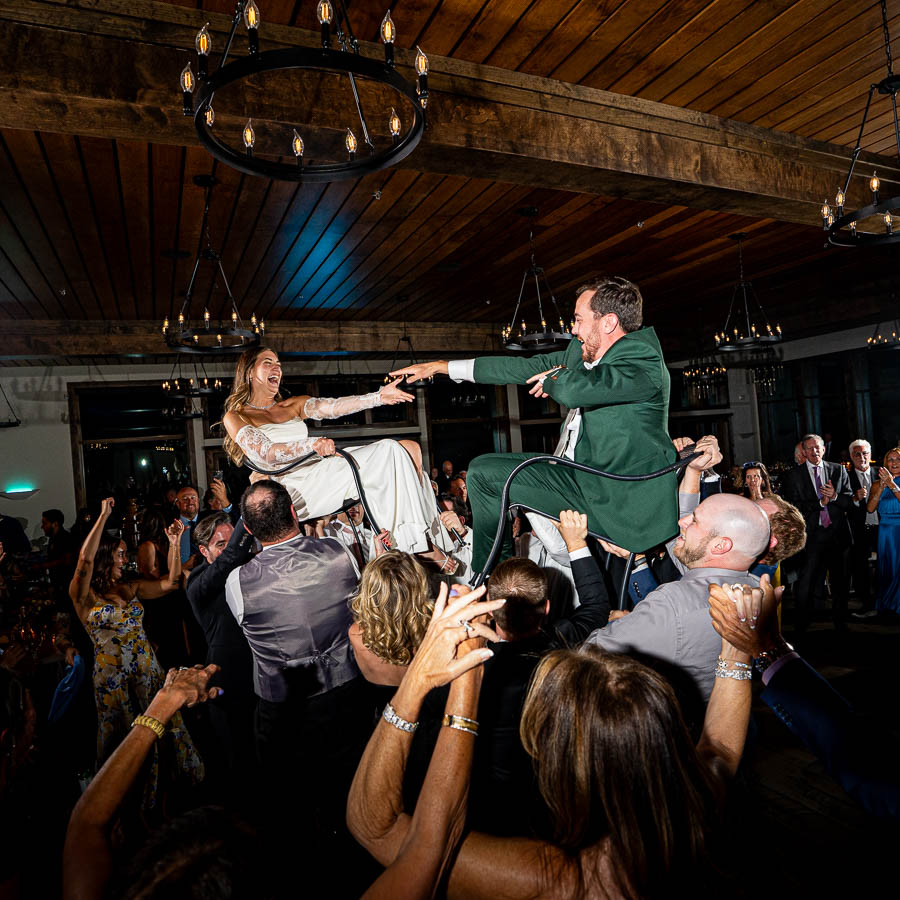 Estes Park Wedding Photographer captures couple saying vows together at the Boulders