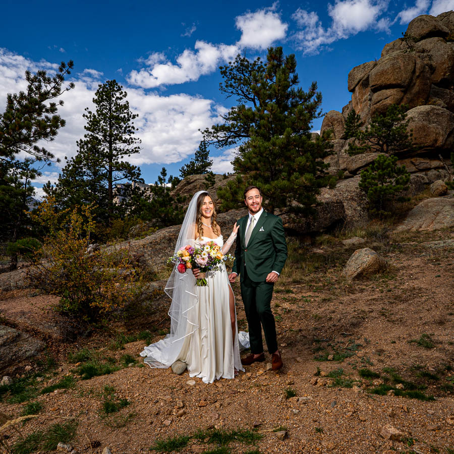 Photographer in Estes Park captures couple in Rocky Mountain National Park