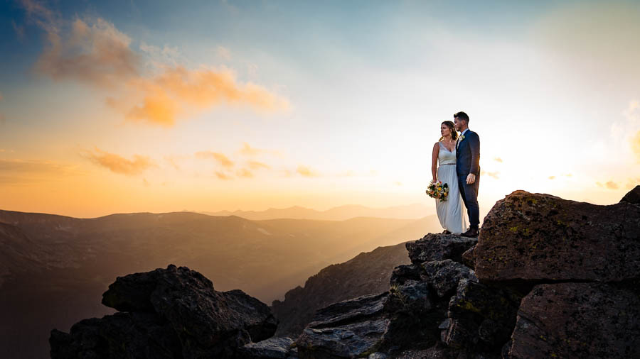 beautiful sunset in Rocky Mountain National Park by Estes Park photographer, Pyle Photography