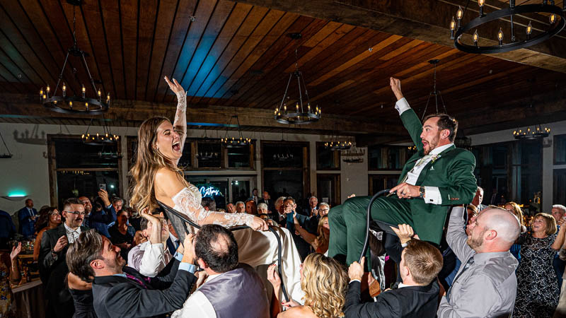 Reception fun at the Boulders at Black Canyon Inn, captured by Estes Park Wedding Photographer, Pyle Photography